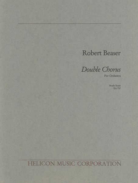 Double Chorus : For Orchestra.