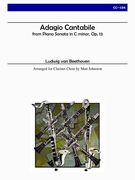 Adagio Cantabile From Sonata Pathetique : For Clarinet Choir / arranged by Matt Johnston.