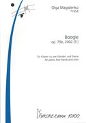 Boogie, Op. 79b : Für Klavier Zu Vier Händen und Sirene (2002).