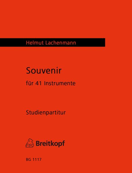 Souvenir : Für 41 Instrumente (1959).