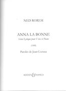 Anna la Bonne : Scene Lyrique Pour Voix Et Piano (1989).