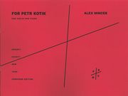 For Petr Kotik : For Violin and Piano.