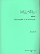 Motet II, From Since It Was The Day Of Preparation... : For Solo Cello.