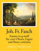 Sonata In G-Moll : Für Zwei Oboen, Fagott und Basso Continuo / edited by Winfried Michel.