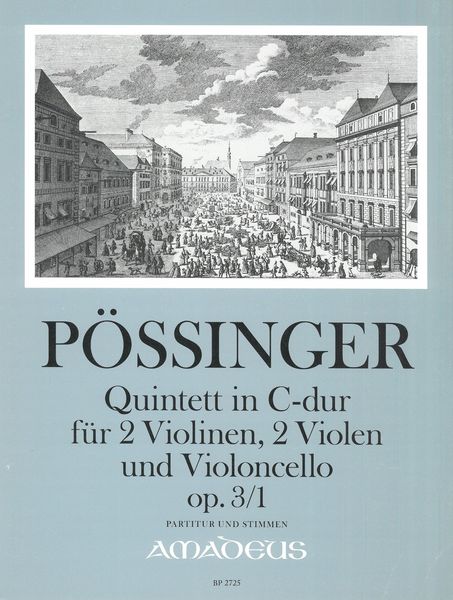 Quintett In C-Dur, Op. 3/1 : Für 2 Violinen, 2 Violen und Violoncello / Ed. Yvonne Morgan.