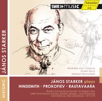 Janos Starker Plays Hindemith, Prokofiev and Rautavaara.