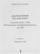 Concerto En Mi Bémol : Pour Saxophone Alto Et Orchestre A Cordes.