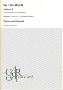 Six Trios (Op. 1), Vol. 2 : For Transverse Flute, Viola and Violoncello / edited by Alejandro Garri.