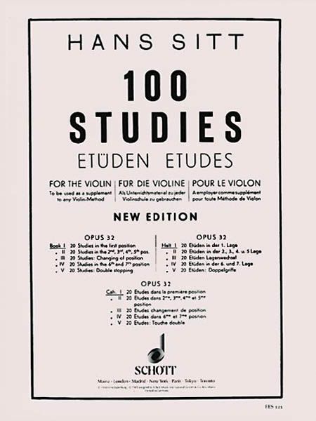 100 Studies, Op. 32 – Book 1 : 20 Studies In The First Position.