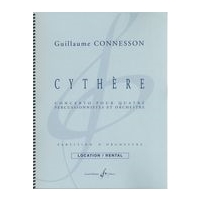 Cythère : Concerto Pour Quatre Percussionistes Et Orchestre.