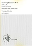 Six String Quartets, Op. 8, Vol. 2 : For 2 Violins, Viola and Violoncello / Ed. Alejandro Garri.