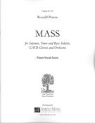 Mass : For Soprano, Tenor and Bass Soloists, SATB Chorus and Orchestra (1967) - Piano reduction.