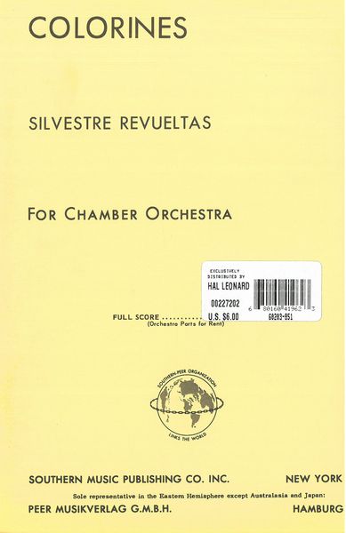 Colorines : For Chamber Orchestra.
