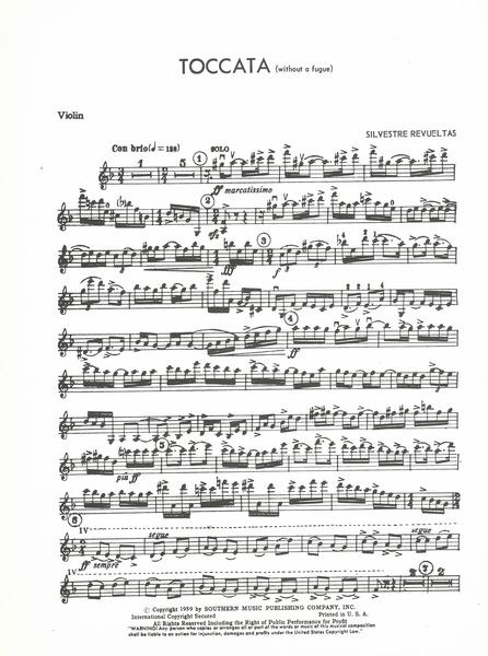 Toccata (Without A Fugue) : For Chamber Ensemble.