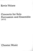Concerto : For Solo Percussion and Ensemble	.
