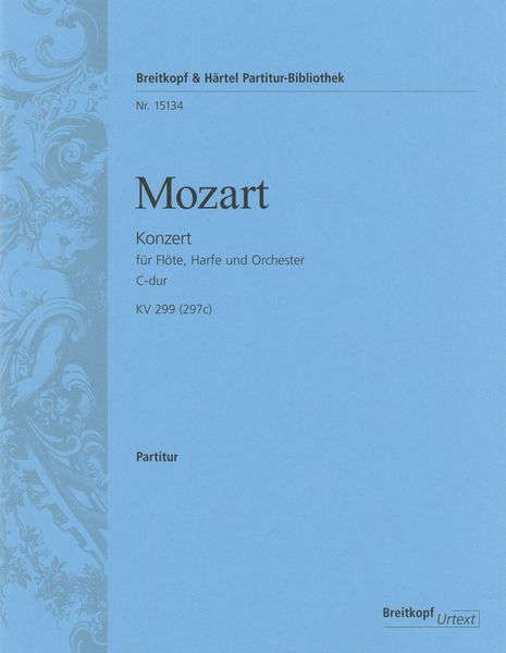 Konzert C-Dur, K. 299 (297c) : Für Flöte, Harfe und Orchester / edited by Andras Adorjan.
