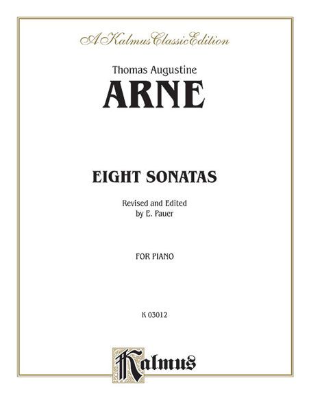 8 Sonatas : For Piano / Revised and edited by E. Pauer.