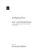 Auf- und Wiederhören - Ein Verabschiedender Walzer Für Manfred Reichert : Für Zwolf Spieler (2007).