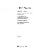 13. Psalm : Für Chorsoli und Gemischten Chor Sowie Pianoforte Ad Lib. / edited by Klaus Rettinghaus.