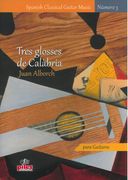 Tres Glosses De Calabria : Para Guitarra.