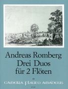 Drei Duos, Op. 62 : Für Zwei Querflöten.