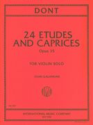 Etudes and Caprices, Op. 35 : For Solo Violin / Ed. by Ivan Galamian.