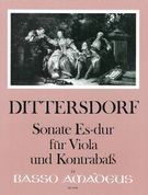 Sonate In Es-Dur : Für Viola und Kontrabass (Cello).