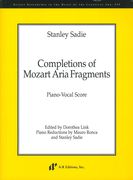 Completions Of Mozart Aria Fragments / edited by Dorothea Link.