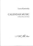 Calendar Music : 12 Short Pieces For Piano.