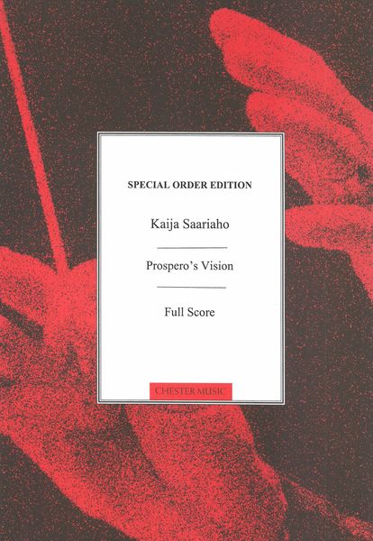 Prospero's Vision : For Baritone, Clarinet, Harp, Violin and Double Bass.