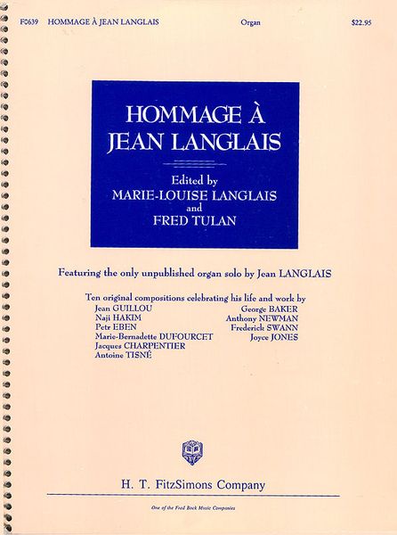 Hommage A Jean Langlais.