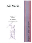 Air Varie : For Tenor Trombone Brass Quintet / arranged by Vern Kagarice.