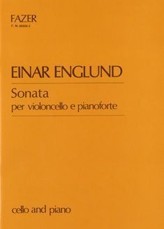 Sonata : For Cello and Piano.
