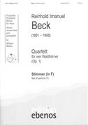 Quartet, Op. 1 : For 4 Waldhorns.