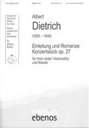 Einleitung und Romanze : For Horn Or Cello and Piano.