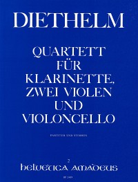 Quartet Op. 167 : For Clarinet, Two Violas and Violoncello.