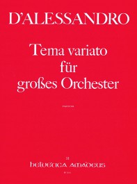 Tema Variato Op. 78 : For Big Orchestra.