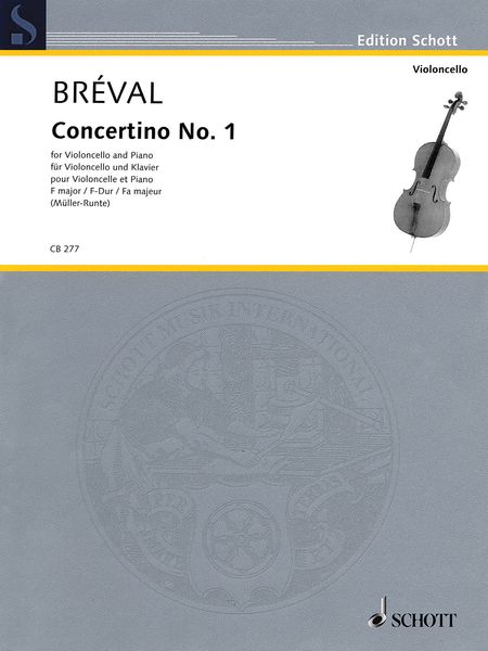Concertino No. 1 In F Major : For Violoncello and Piano / arranged by Louis R. Feuillard.