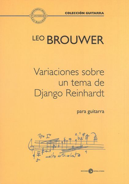 Variaciones Sobre Un Tema De Django Reinhardt : Para Guitarra (1984).