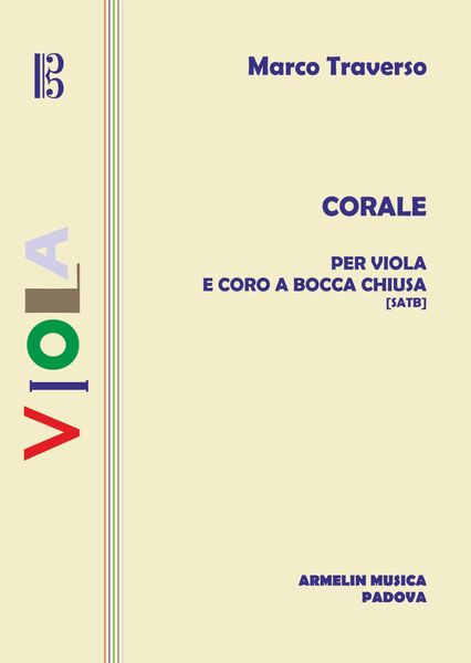 Corale : Per Viola E Coro A Bocca Chiusa (SATB).