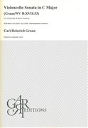 Violoncello Sonata In C Major : For Violoncello and Basso Continuo / Ed. Alejandro Garri.