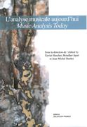 Analyse Musicale Aujord'hui = Music Analysis Today / Ed. Xavier Hascher and Mondher Ayari.