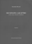 Sei Sonate A Quattro : Per 2 Violini, Violoncello E Contrabbasso / Ed. Matteo Giuggioli.