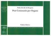 Postcommunio In D Major : For Organ / edited by Marco Ruggeri.