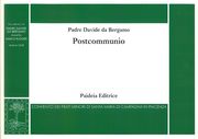 Postcommunio In F Major : For Organ - Allegro, Larghetto / edited by Marco Ruggeri.