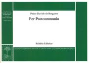 Postcommunio In F Minor / Major : For Organ - Allegro Giusto / edited by Marco Ruggeri.
