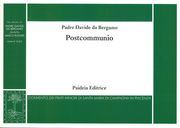 Postcommunio In G Major : For Organ - Allegro / edited by Marco Ruggeri.