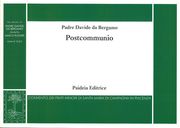 Postcommunio In G Major : For Organ - Allegro / edited by Marco Ruggeri.