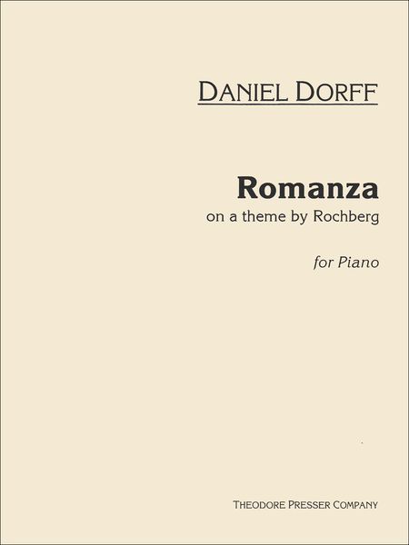 Romanza On A Theme by Rochberg : For Piano.