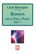 Sonata Num. 1 : Per A Violi I Piano (1951).